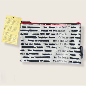 New! OUT OF PRINT banned books pouch